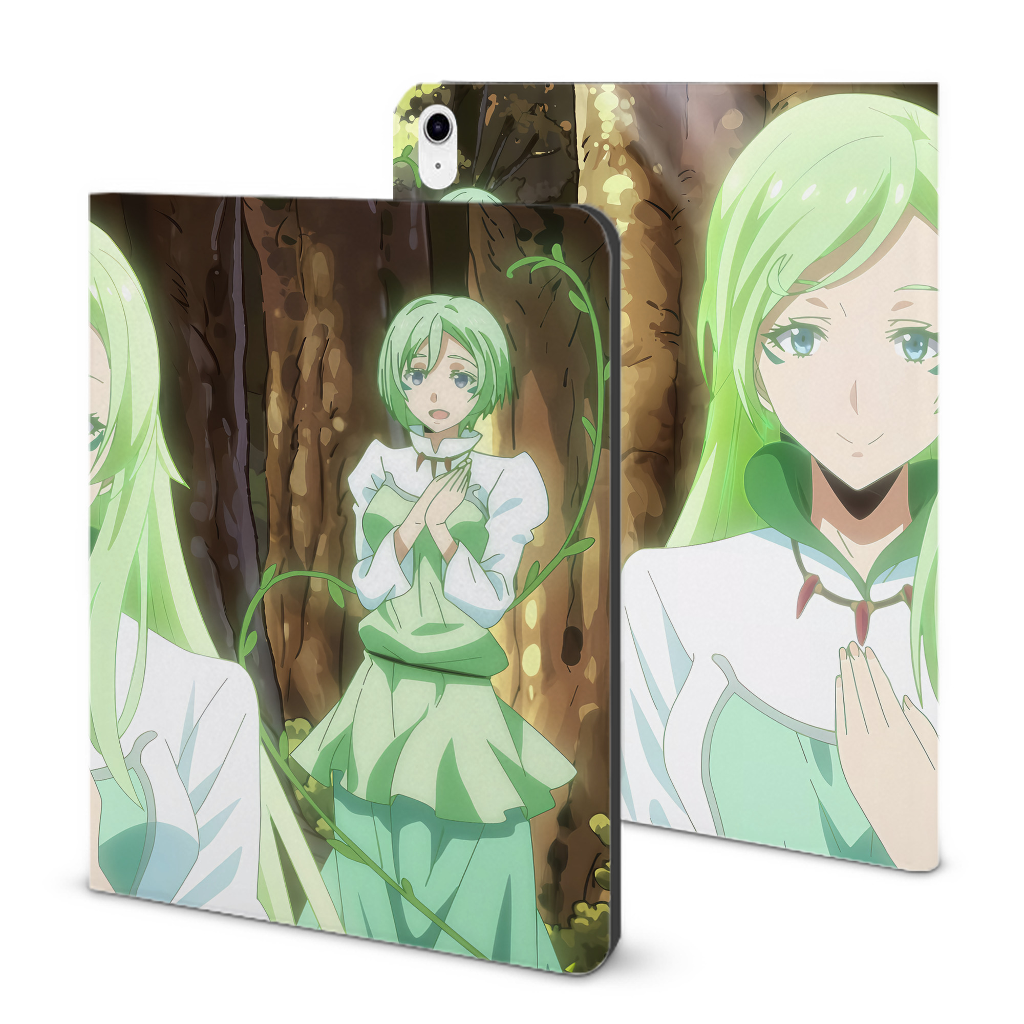 （画像用） 転スラ Regarding Reincarnated to Slime IPad ケース ブック型 PUレザー TPU 耐衝撃 軽量 薄型 ペン収納なし 全面保護 IPad 各モデル対応